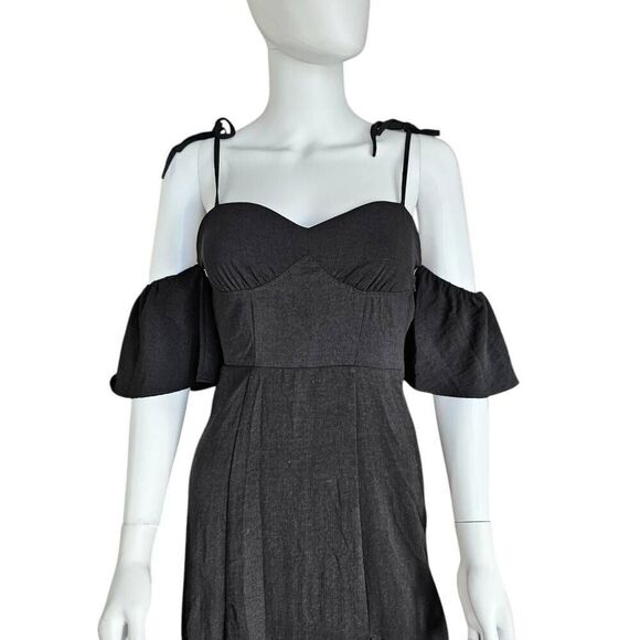 goth off-the-shoulder bustier dress - Picture 3 of 7
